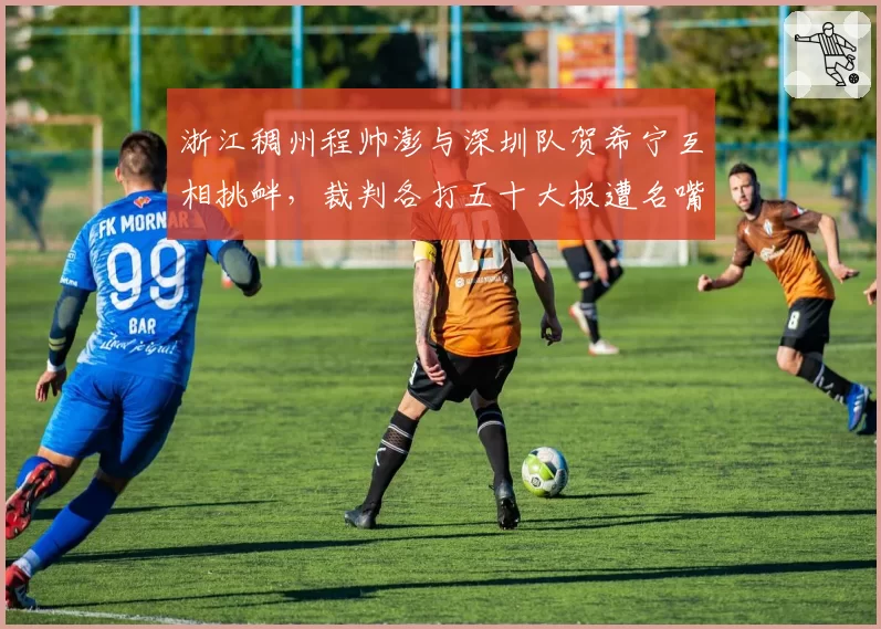 浙江稠州程帅澎与深圳队贺希宁互相挑衅，裁判各打五十大板遭名嘴吐槽